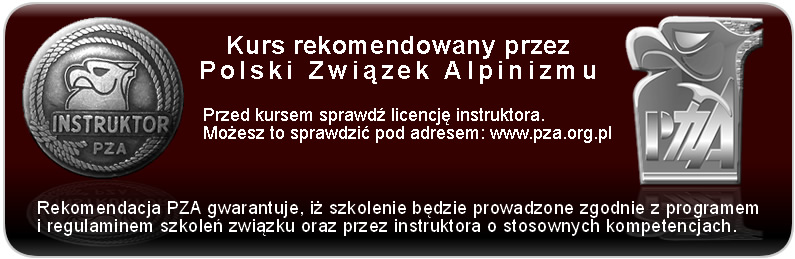 Skalne Dziki - Kurs polecan przez Polski Związek Alpinizmu